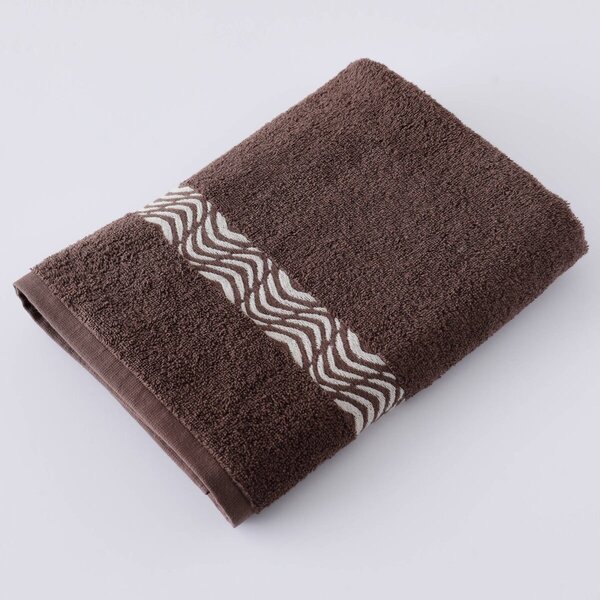 Kúpeľňový textil s originálnym vyšitým lemom 420g/m2