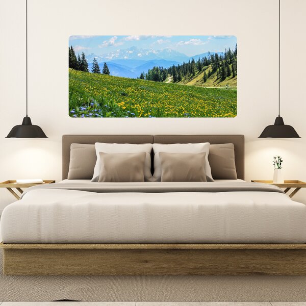 60x120cm Horská lúka - textilná nálepka na stenu