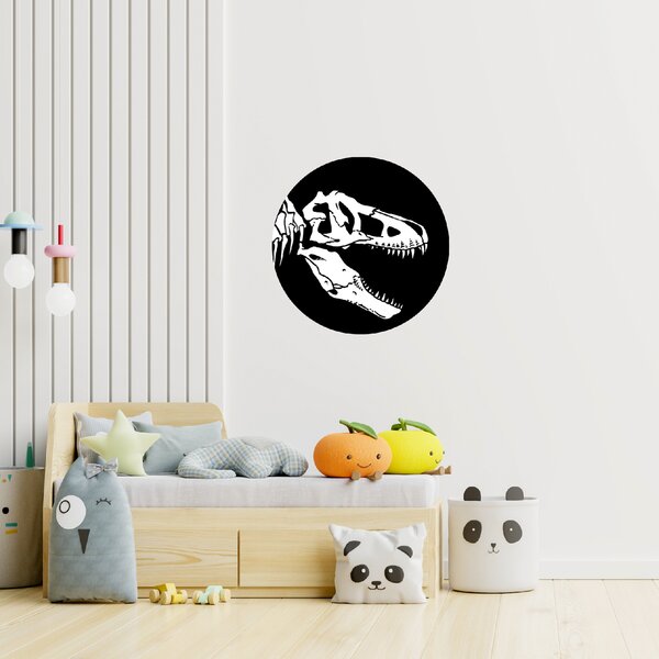100x100cm T-Rex kostra - textilná nálepka na stenu Veľkosť: 60 cm