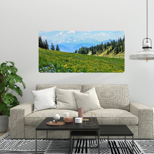 60x120cm Horská lúka - textilná nálepka na stenu