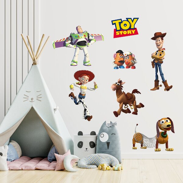 60x120cm Toy Story - textilná nálepka na stenu