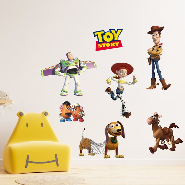 60x120cm Toy Story - textilná nálepka na stenu