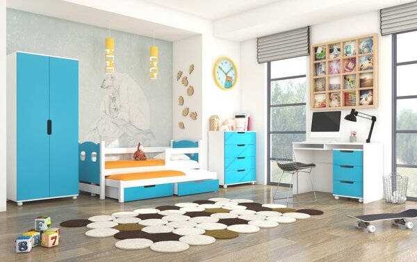 Modrý nábytok detská izba Roslin