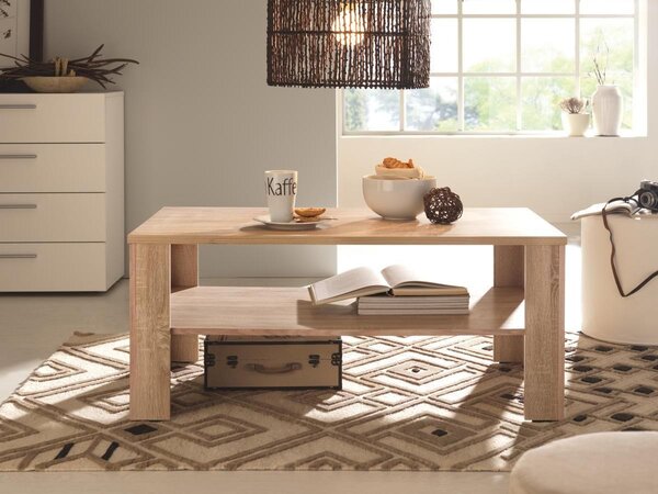 KONFERENČNÝ STOLÍK, farba duba, kompozitné drevo, 110/65/47 cm Carryhome - Stolíky do obývačky