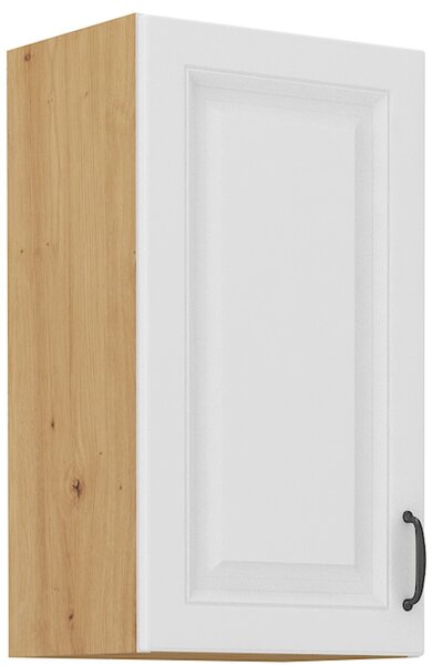 Horná závesná skrinka do kuchyne 40 x 72 cm 29 - PROVENCE - Bílá matná / Dub Artisan