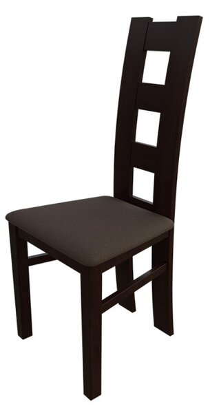 Jedálenská stolička MOVILE 21 - orech / tmavá hnedá 1