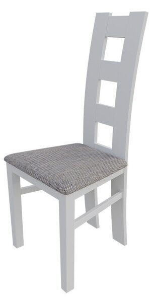 Jedálenská stolička MOVILE 21 - biela / šedá 2