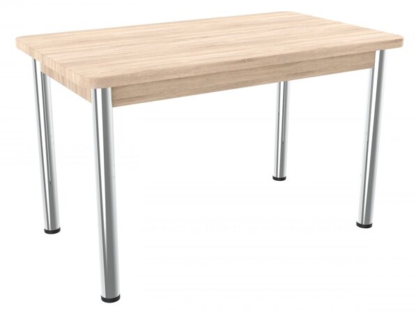 Stôl s kovovými nohami Sevo 120 x 70 cm Dub Sonoma