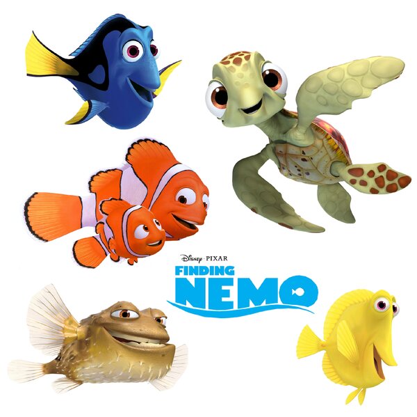 60x120cm Hľadá sa Nemo - textilná nálepka na stenu