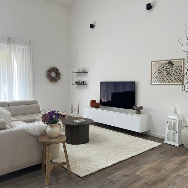 Ayyildiz , Kusový koberec Life Shaggy 1500 cream, 60x110, biela, spálňa