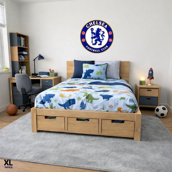 100x100cm Logo FC Chelsea - textilná nálepka na stenu Veľkosť: 60 cm