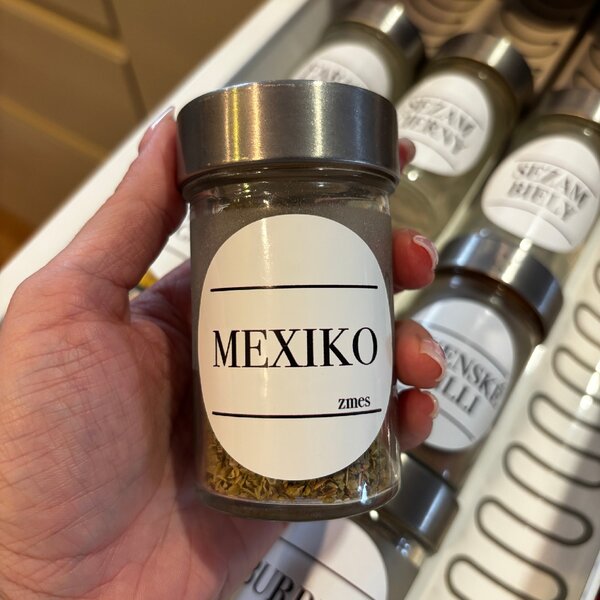 16ks Mexický balíček "Sabor Mexicano” - nálepky na koreničky Veľkosť: 5,3 cm