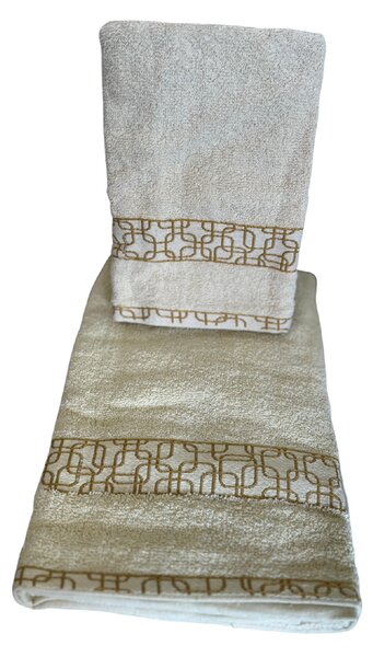 KOCKA Froté uterák,osuška - Béžová Uteráky rozmer: Uterák 50x100 cm