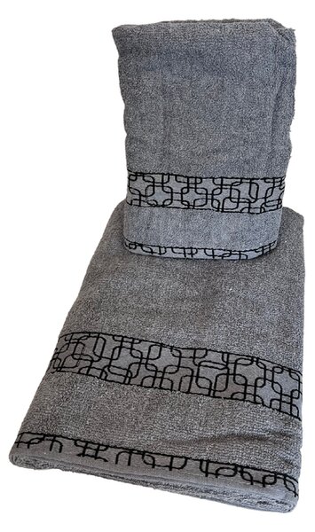 KOCKA Froté uterák,osuška - Tmavosivá Uteráky rozmer: Uterák 50x100 cm