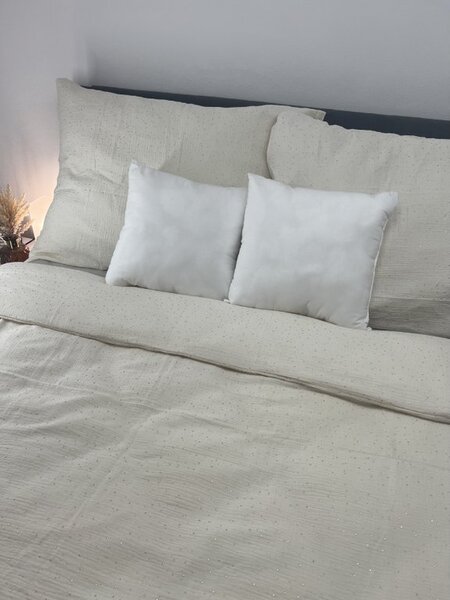 Mušelínové obliečky IVORY Royal Rozmer obliečok: 140x200 cm, Obsah balenia: Set Balenie