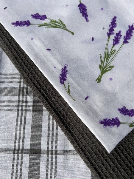 Sendia Textil Kuchynské utierky 3 Set Levanduľa