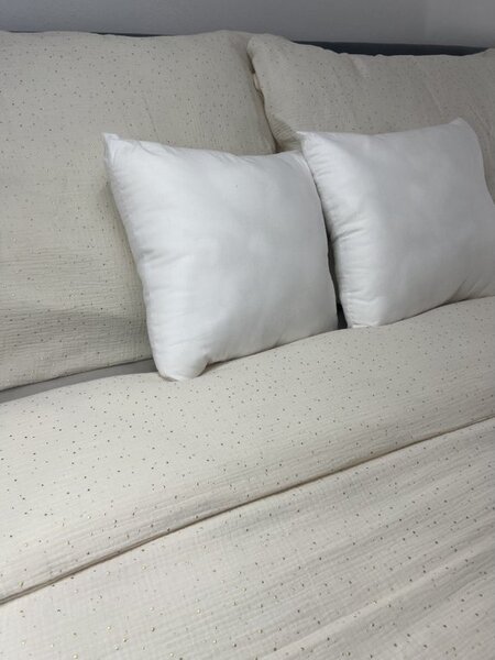 Mušelínové obliečky IVORY Royal Rozmer obliečok: 140x200 cm, Obsah balenia: Set Balenie