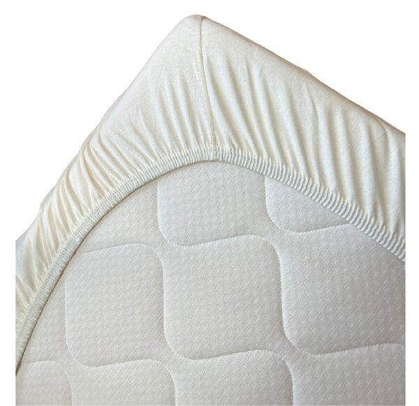 Jersey plachta Didatex - CREAM 7 Rozmer: 90x200 cm