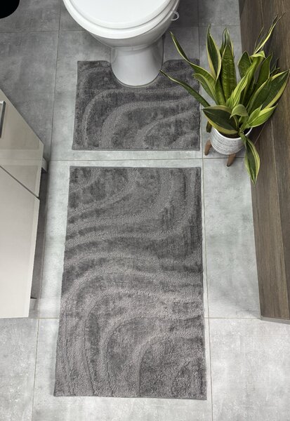 Sendia Textil Kúpeľňová predložka LIANA 2set tmavosivá