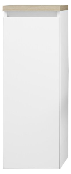 STREDNE VYSOKÁ SKRINKA, biela, farba duba, 30/85,8/30 cm Novel - Kúpeľňové skrinky