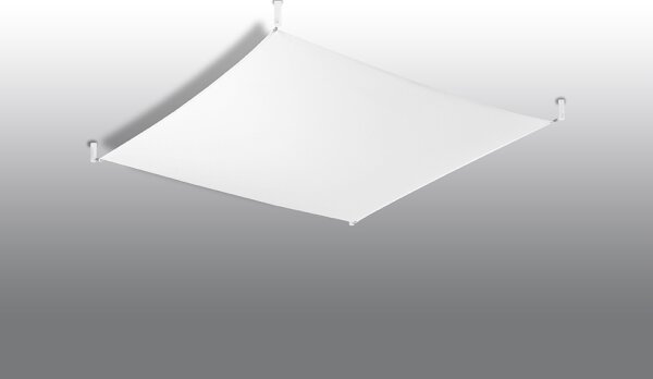Sollux SL.0738 - LED stropné svietidlo LUNA 4xG13/8,5W/230V 105x105 cm biela