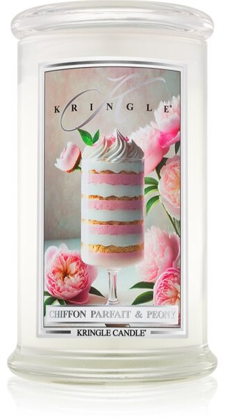 Kringle Candle Chiffon Parfait & Peony vonná sviečka 623 g