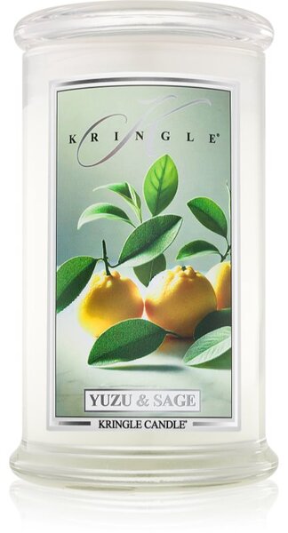 Kringle Candle Yuzu & Sage vonná sviečka 623 g