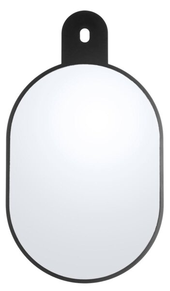 PRESENT TIME Čierné zrkadlo Tag MDF 69,5 × 40 × 1 cm