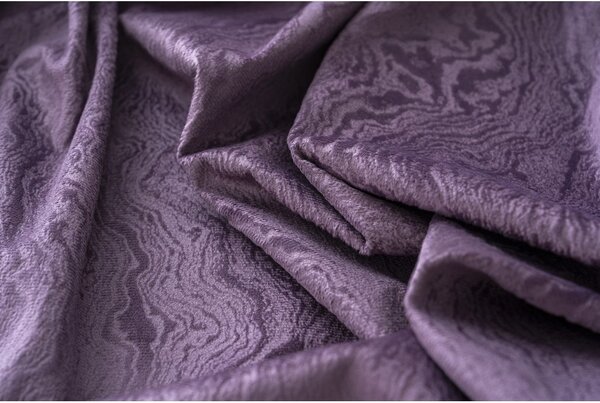 Zatemňovací záves DUNES VELVET 140x250 cm, fialový Zavesenie: Riasiaca páska