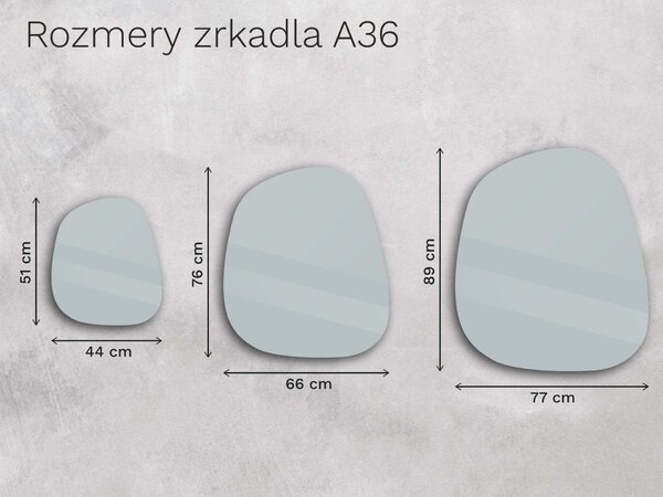Organické LED zrkadlo s osvetlením A36