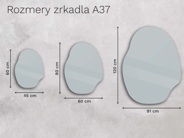 Organické LED zrkadlo s osvetlením A37