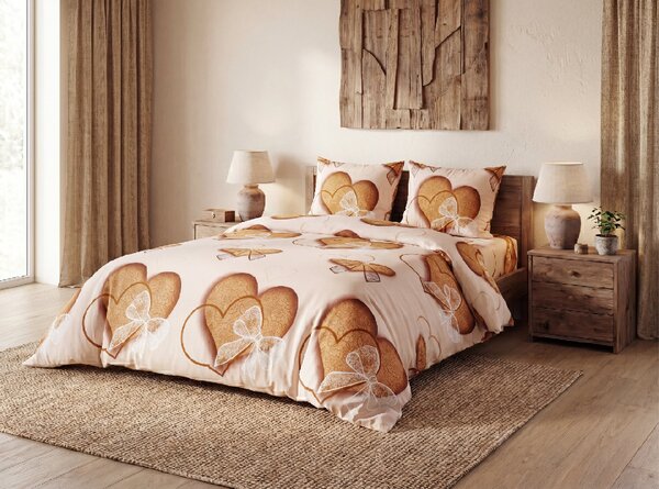 Obliečky z mikrovlákna HEART NEST vzorované Rozmer obliečky: 70 x 80 cm | 140 x 200 cm