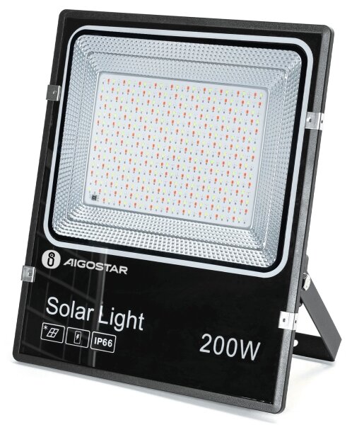 Aigostar - LED RGB Stmievateľný solárny reflektor LED/200W/3,2V IP66 + DO