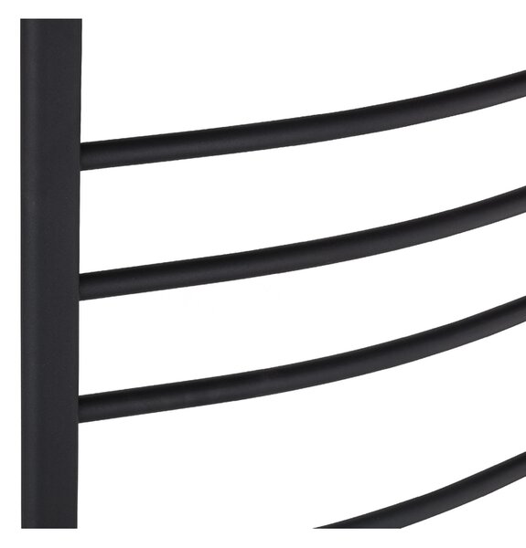 CERANO - Elektrický sušiak uterákov Luca - 187 W - čierna matná - 1160x550 mm