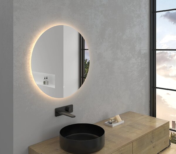 CERANO - Kúpeľňové LED zrkadlo Specchio - Ø 60 cm