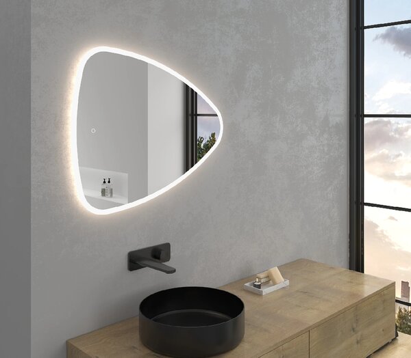 CERANO - Kúpeľňové LED zrkadlo Riflettore - 70x55 cm