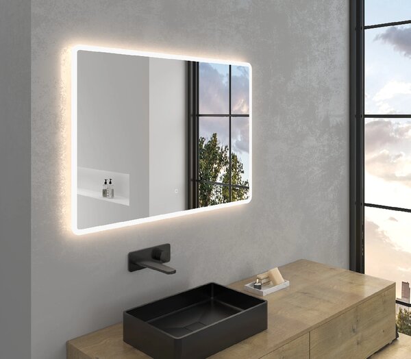 CERANO - Kúpeľňové LED zrkadlo Speculare - 70x70 cm