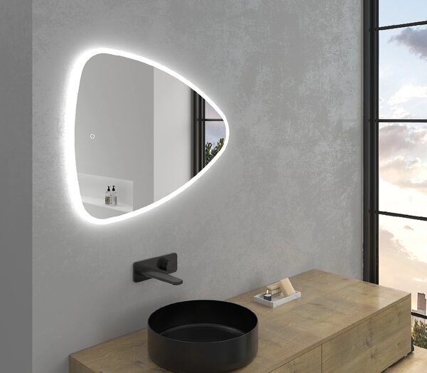 CERANO - Kúpeľňové LED zrkadlo Riflettore - 70x55 cm