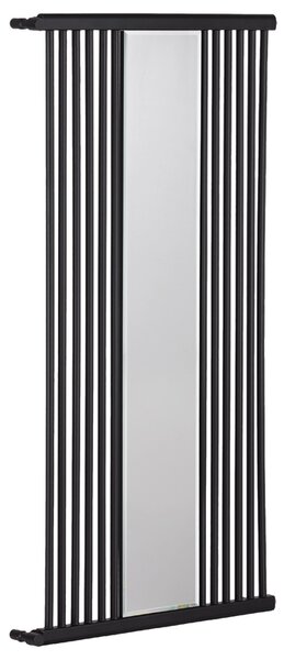 CERANO - Kúpeľňový radiátor Maximus - bočné pripojenie - 735W - čierna matná - 1510x740 mm