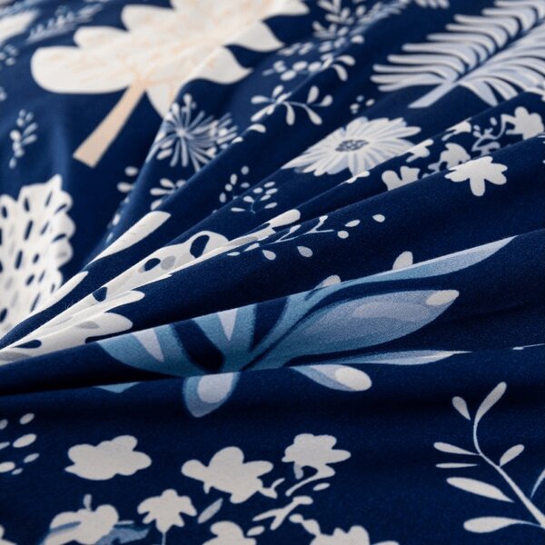 Obliečky z mikrovlákna INDIGO BLOOM modré Rozmer obliečky: 70 x 90 cm | 140 x 200 cm