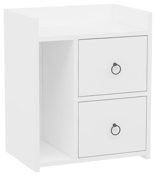 NOČNÝ STOLÍK, biela, 50/60/35 cm MID.YOU - Online Only spálne, Online Only