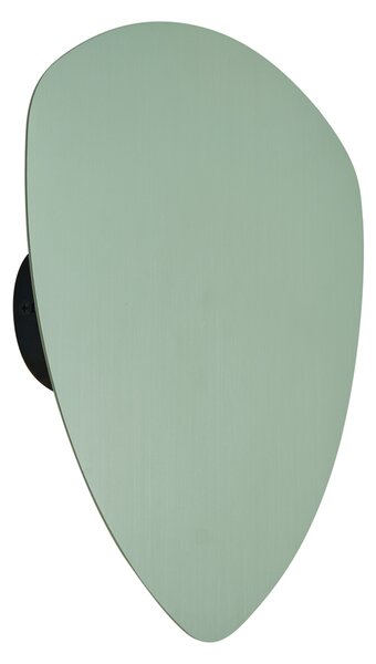 Dizajnová nástenná lampa zelená organická 32 cm 2-svetlá - Pulley