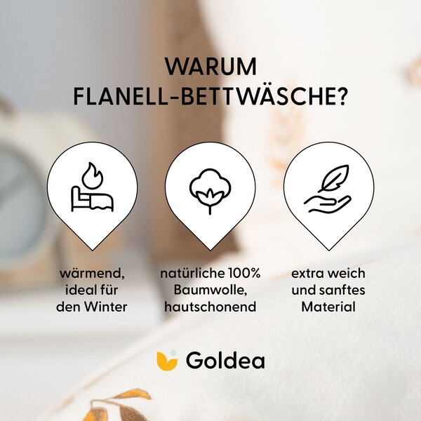 Goldea flanelové posteľné obliečky - jesenné tekvice a lístky 140 x 220 a 70 x 90 cm
