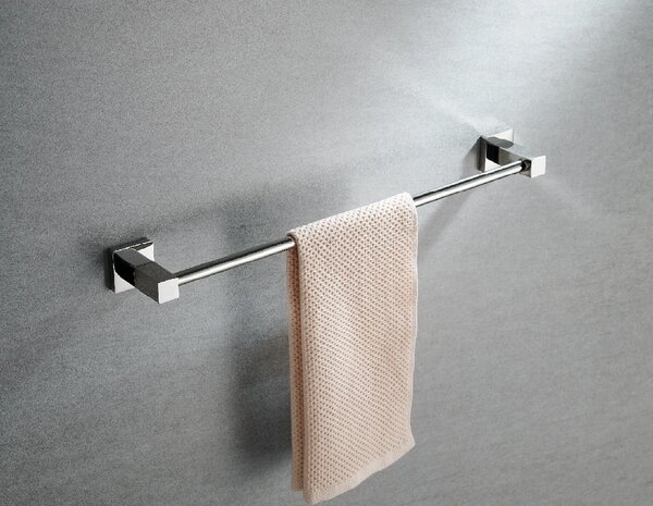 CERANO - Nástenný držiak na uteráky Polo - chróm - 60 cm