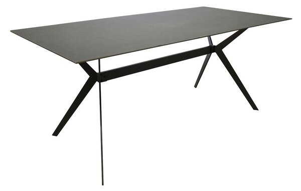 JEDÁLENSKÝ STÔL, čierna, sivá, 180/90/75 cm Hom`in - Stoly