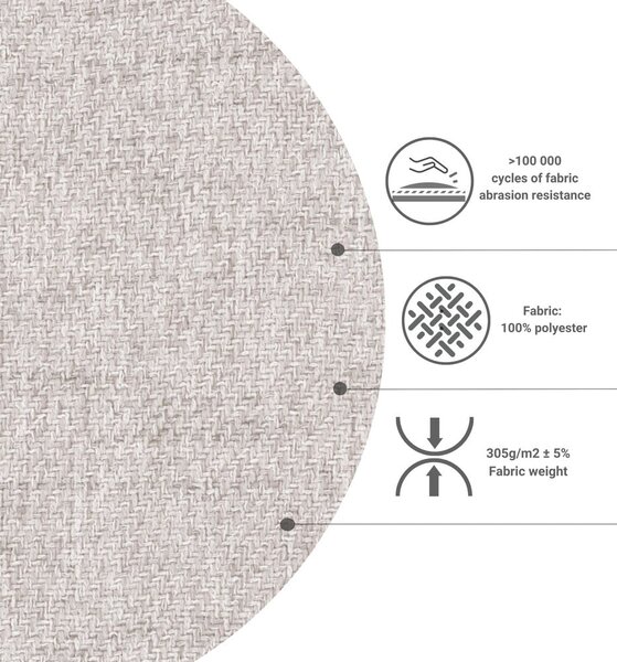 Boxspring posteľ s úložným priestorom v béžovo-prírodnej farbe 160x200 cm Faro – Maison de Rêve