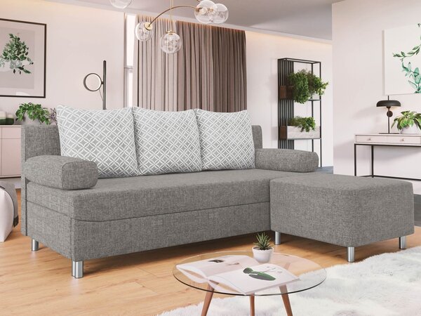 Mirjan24 Pohovka Don s taburetkou, Dostupné poťahy: Lux 05 + Evo 32 5903211184840