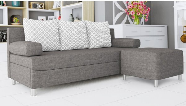 Mirjan24 Pohovka Don s taburetkou, Dostupné poťahy: Lux 05 + Evo 32 5903211184840