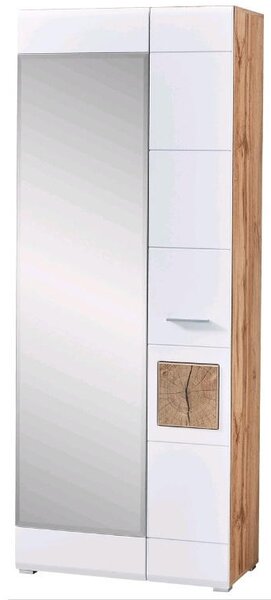 PREDSIEŇOVÁ SKRIŇA, biela, farba duba, 80/201/37 cm Voleo - Skrine