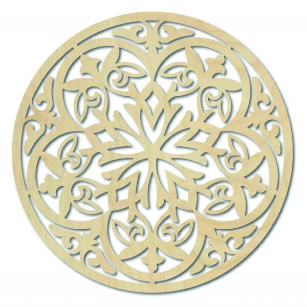 Magická drevená mandala - obraz na stenu I SENTOP PR0320